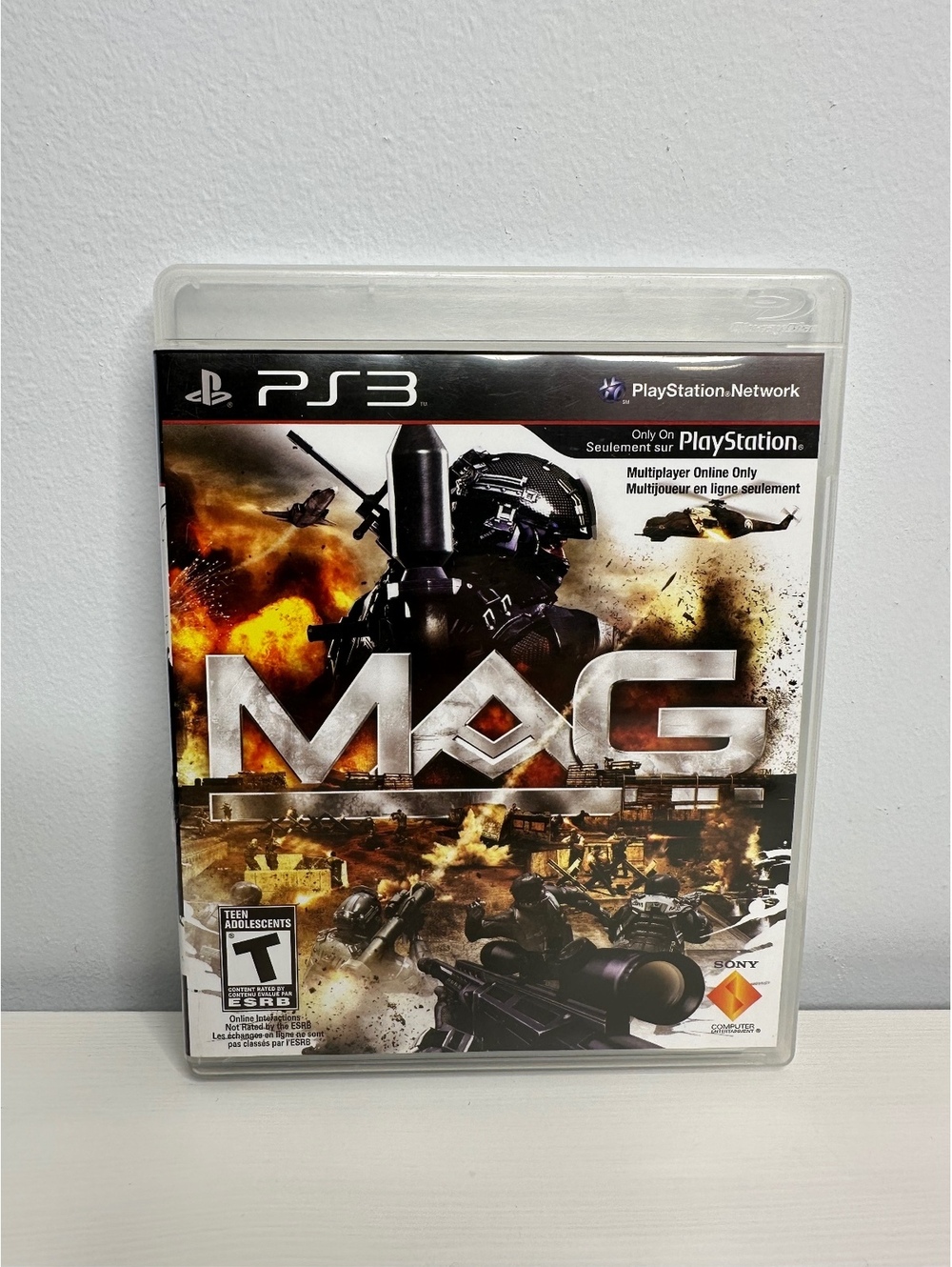 MAG PS3 PlayStation 3 Game w/ Case No Manual Sony Zipper Interactive - Picture 1 of 4